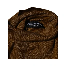 Brown Cashmere Turtleneck Pullover Sweater