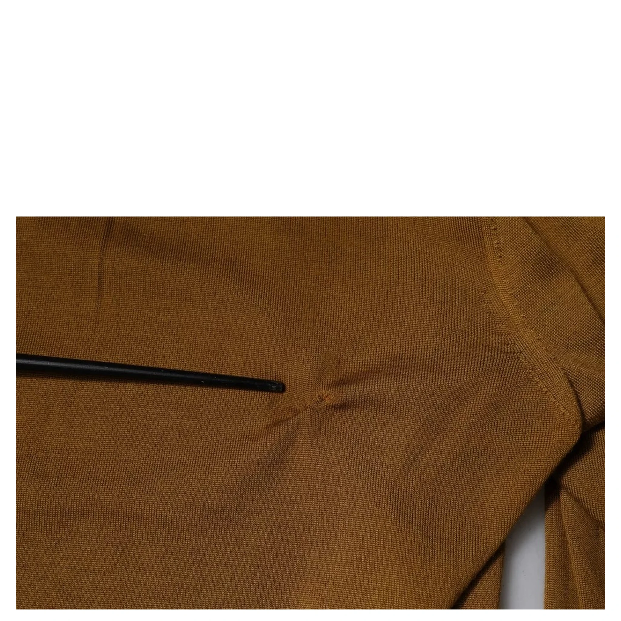 Brown Cashmere Turtleneck Pullover Sweater
