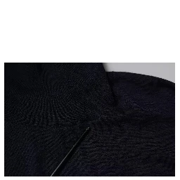 Blue Cashmere Turtleneck Pullover Sweater