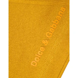 Dark Yellow Logo Crew Neck Short Sleeves T-shirt