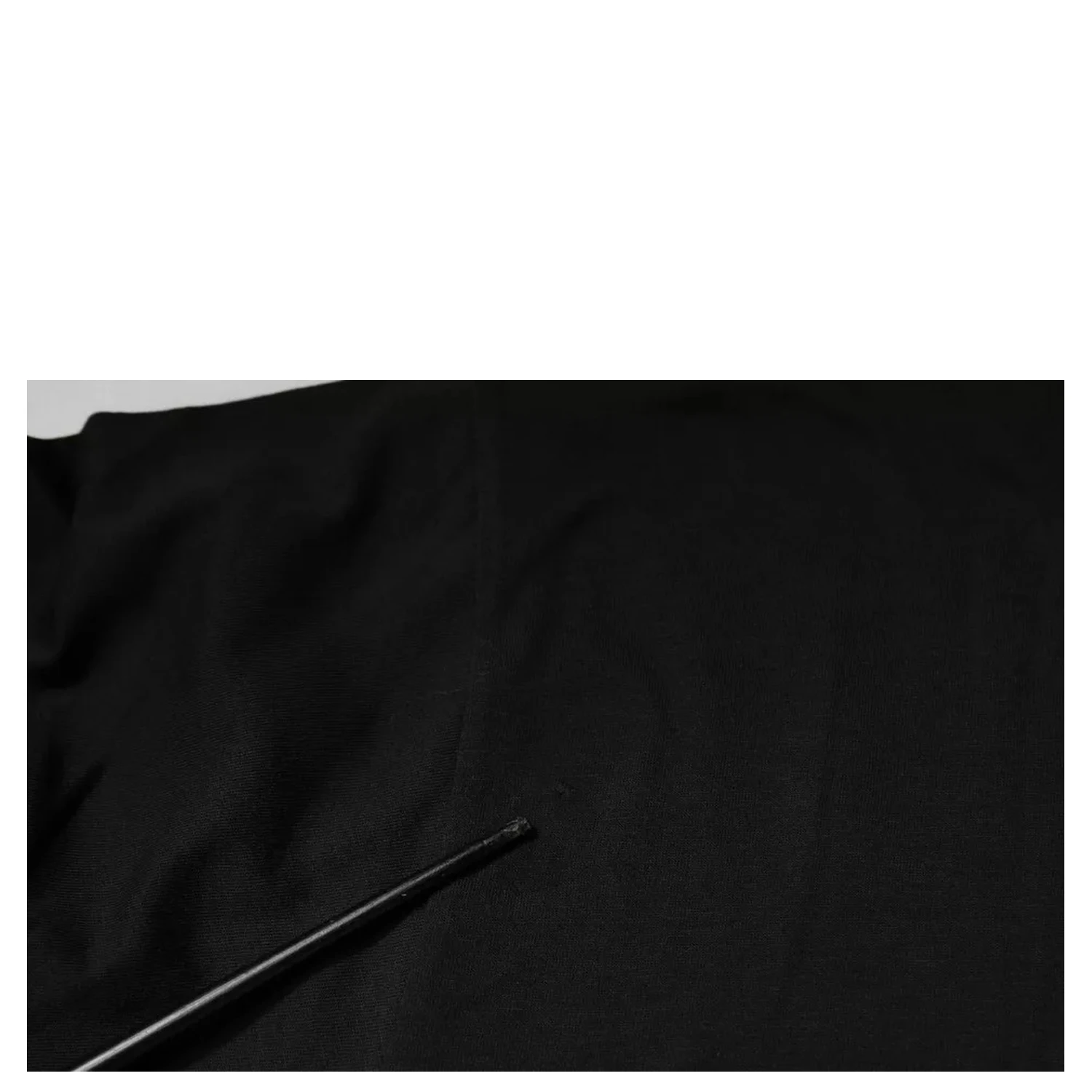 Black Logo Print Cotton Short Sleeves T-shirt