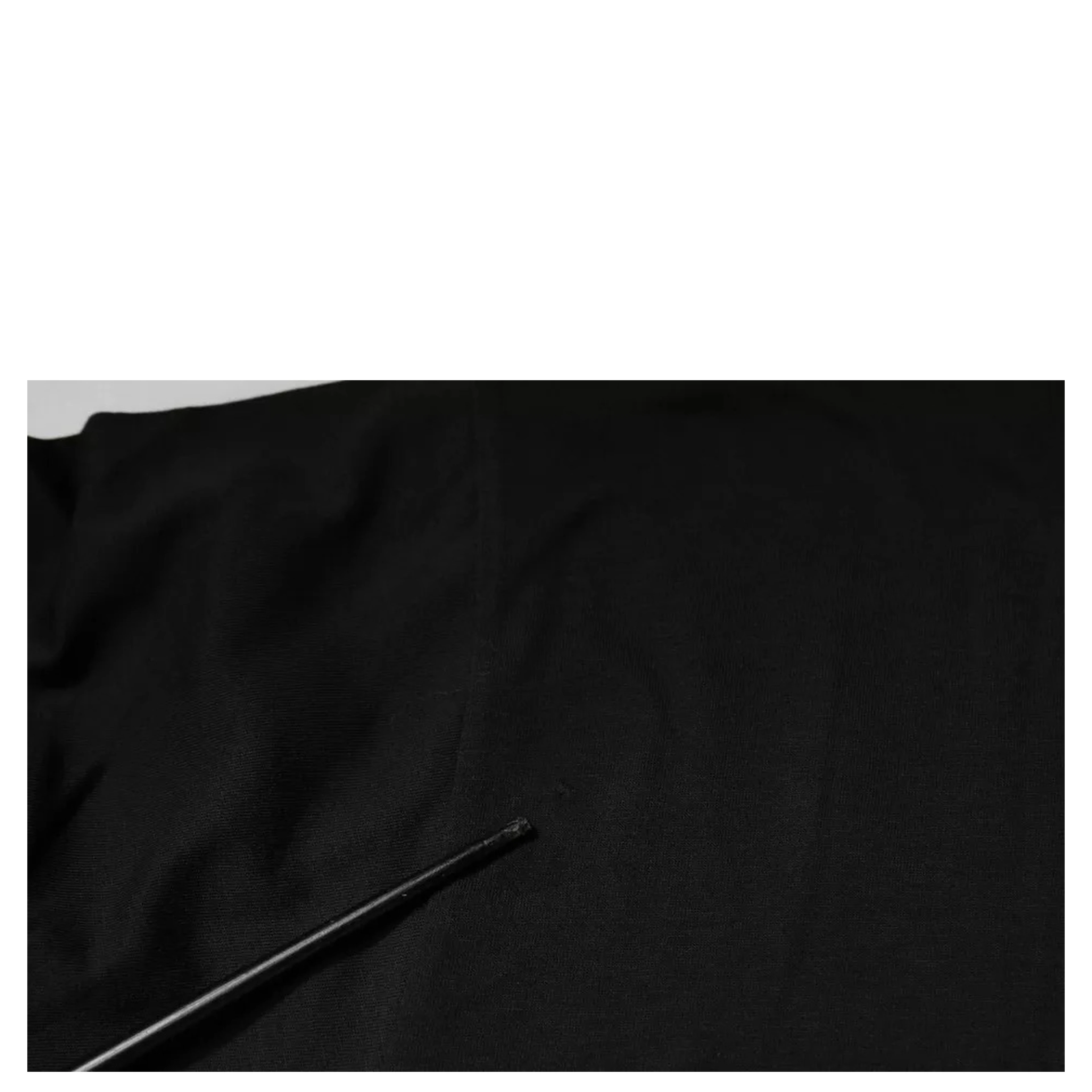 Black Logo Print Cotton Short Sleeves T-shirt