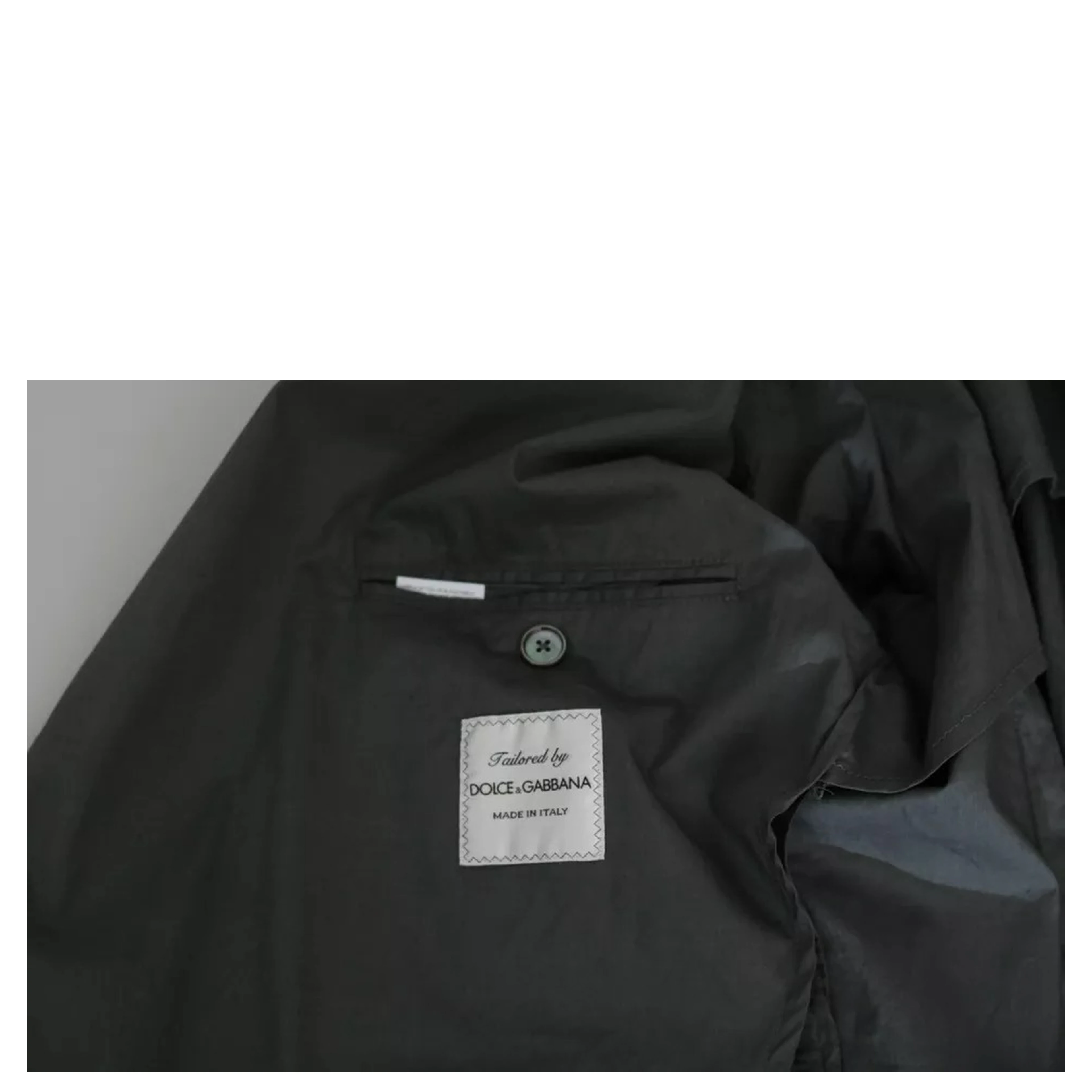 Gray Cotton Single Breasted Formal Blazer