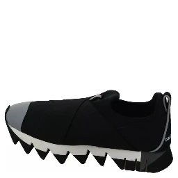 Black Shark Neoprene Stretch Sneakers Shoes