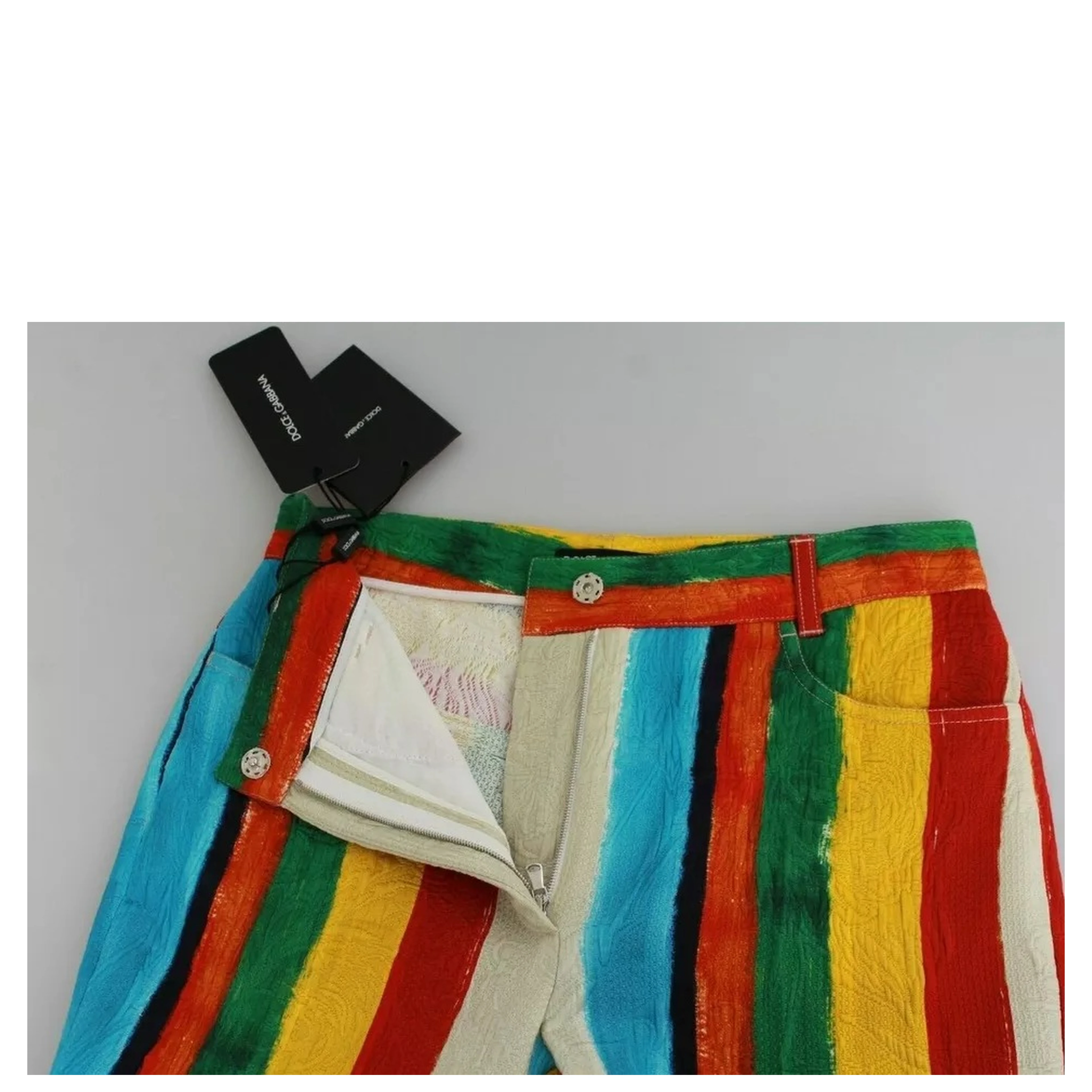 Multicolor Flared Riga Pittorica Pants