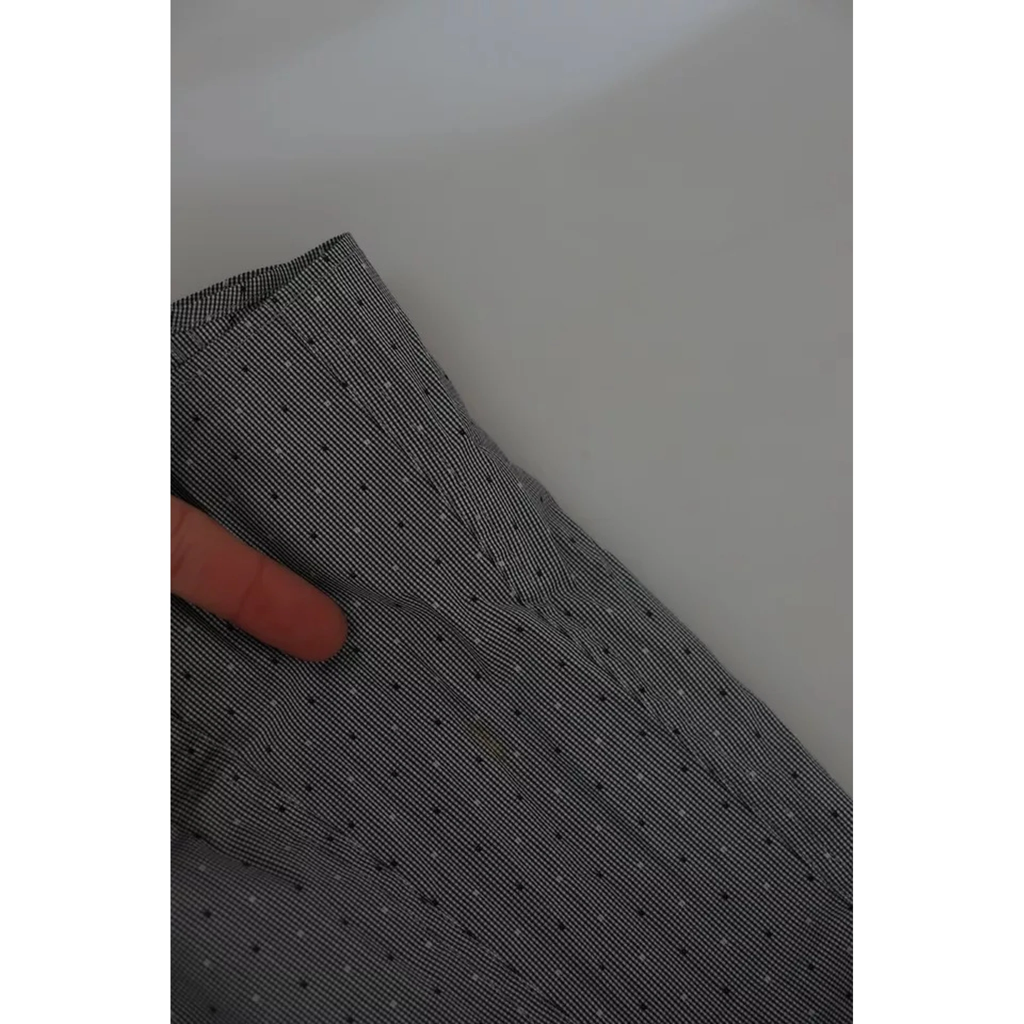 Gray SICILIA Dotted Semi Fitted Formal Shirt