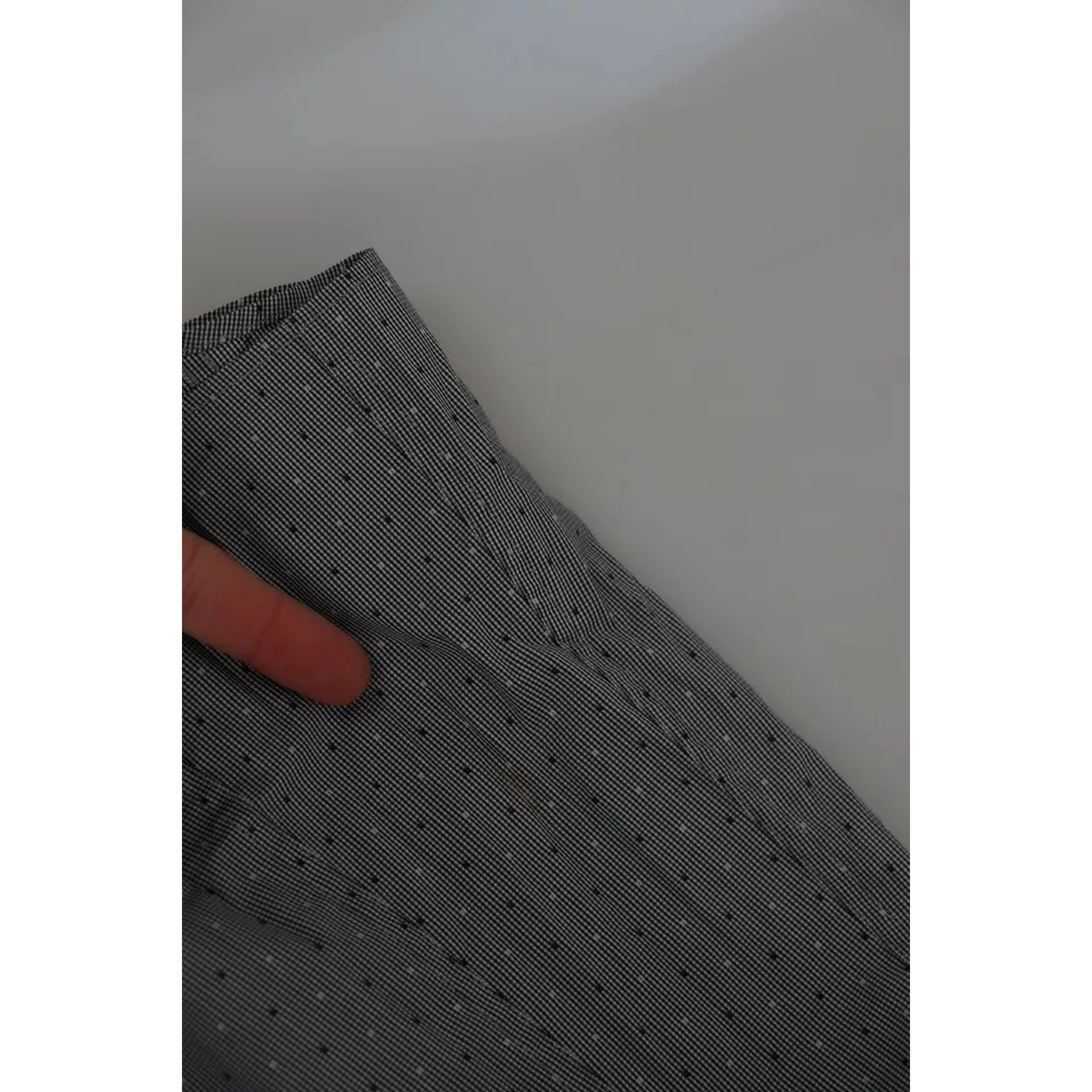 Gray SICILIA Dotted Semi Fitted Formal Shirt