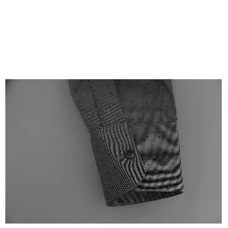 Gray SICILIA Dotted Semi Fitted Formal Shirt