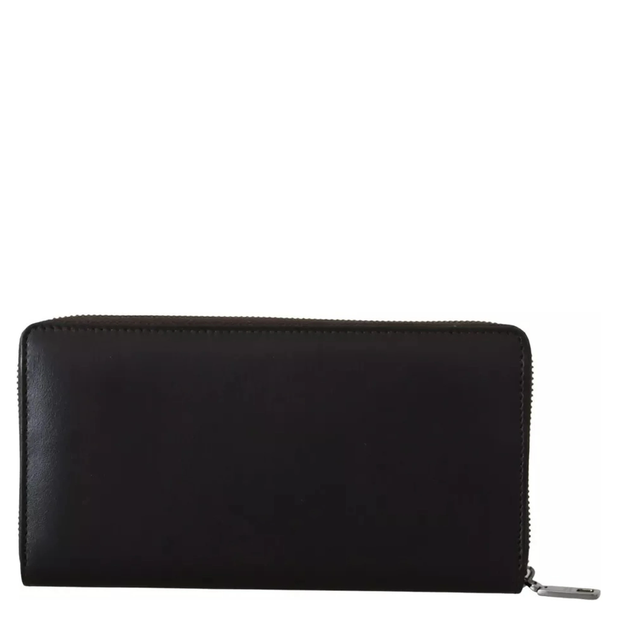 Brown Exotic Leather Zip Around Continental Clutch Wallet