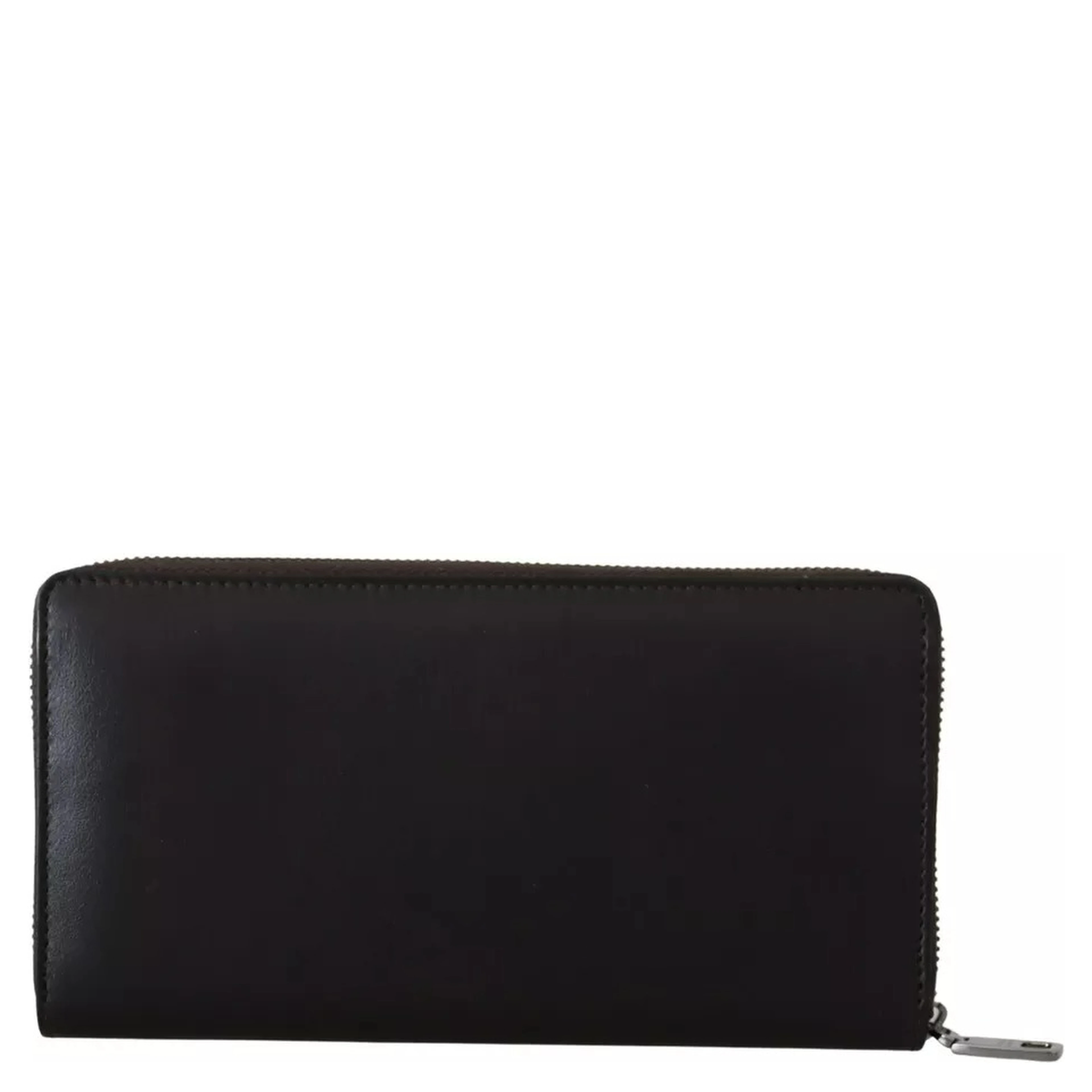 Brown Exotic Leather Zip Around Continental Clutch Wallet