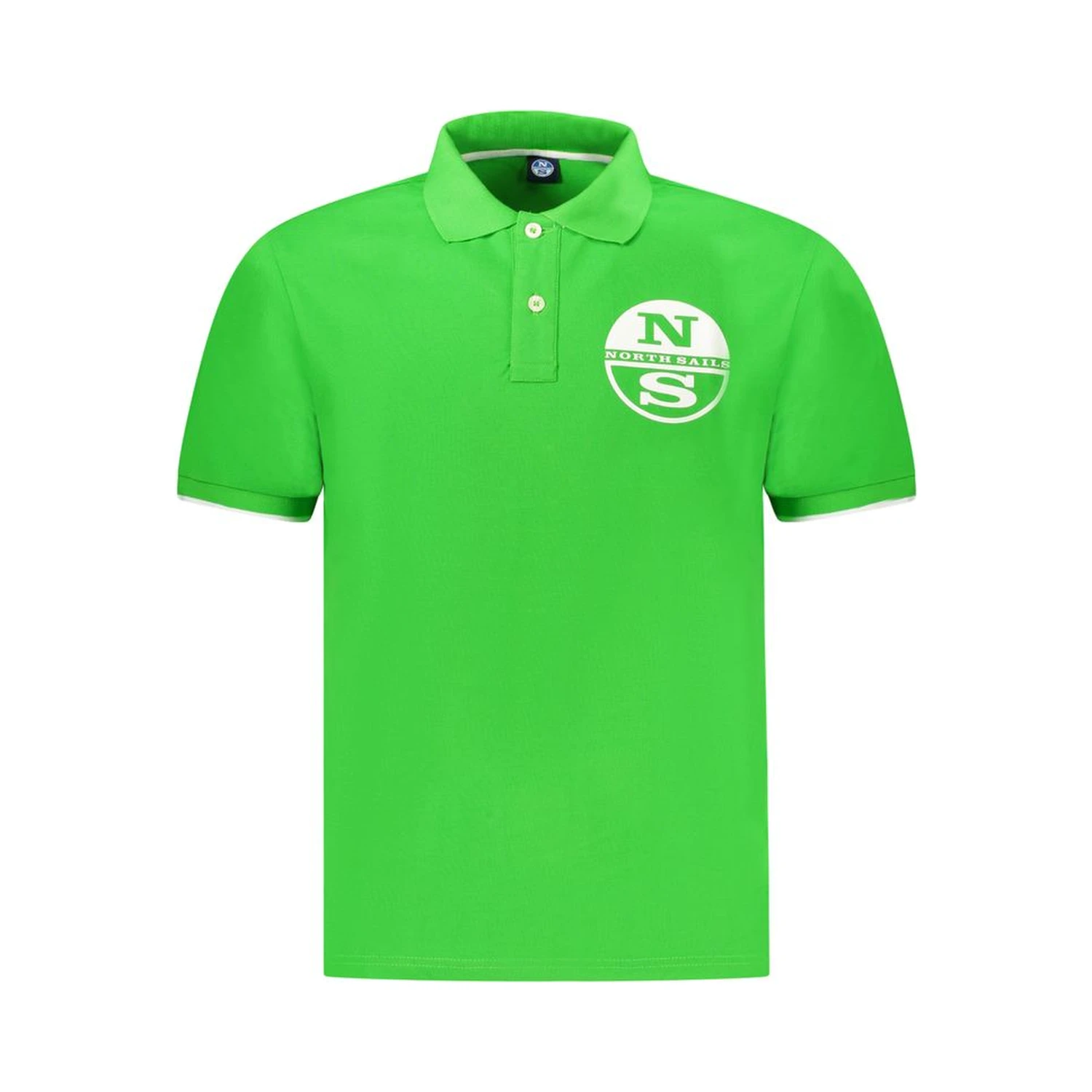 Green Cotton Polo Shirt
