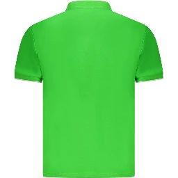 Green Cotton Polo Shirt
