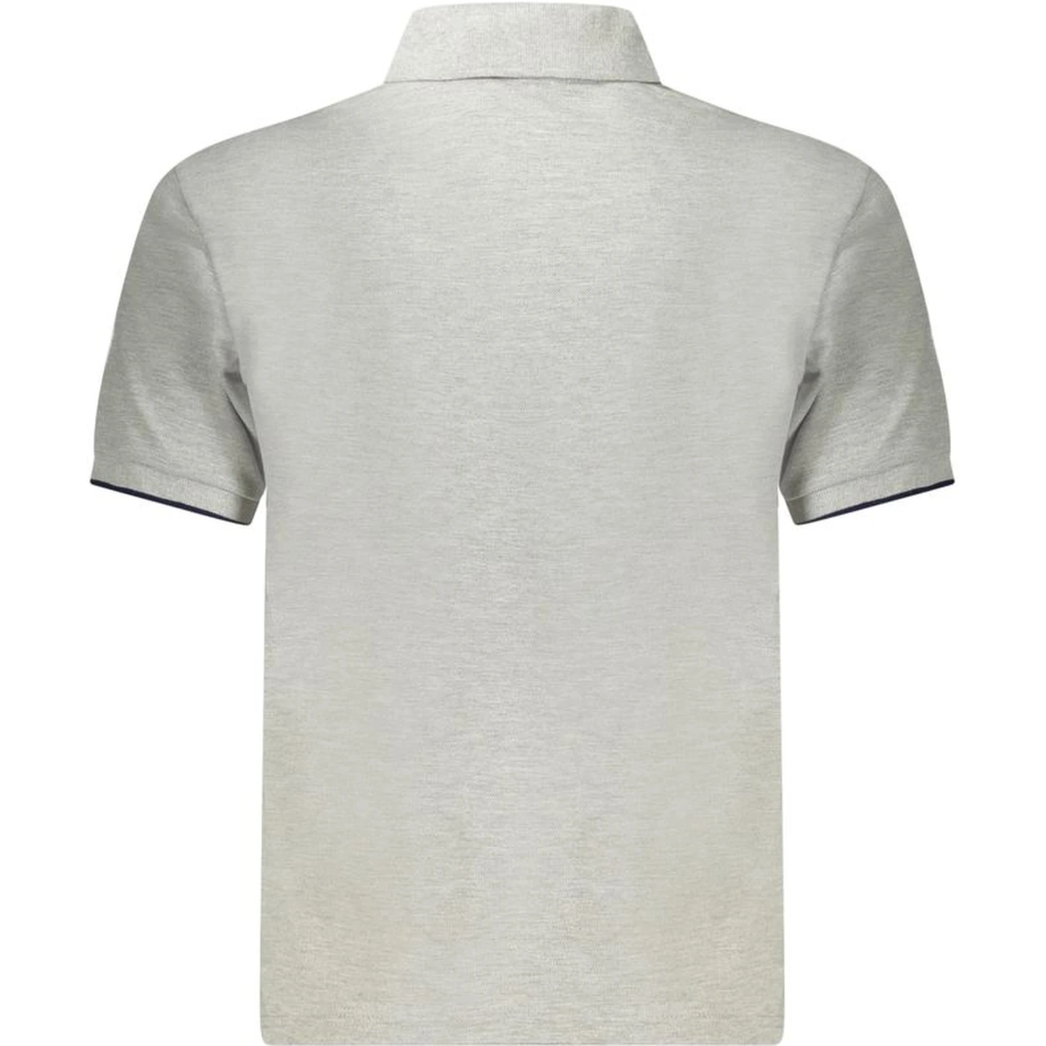 Gray Cotton Polo Shirt
