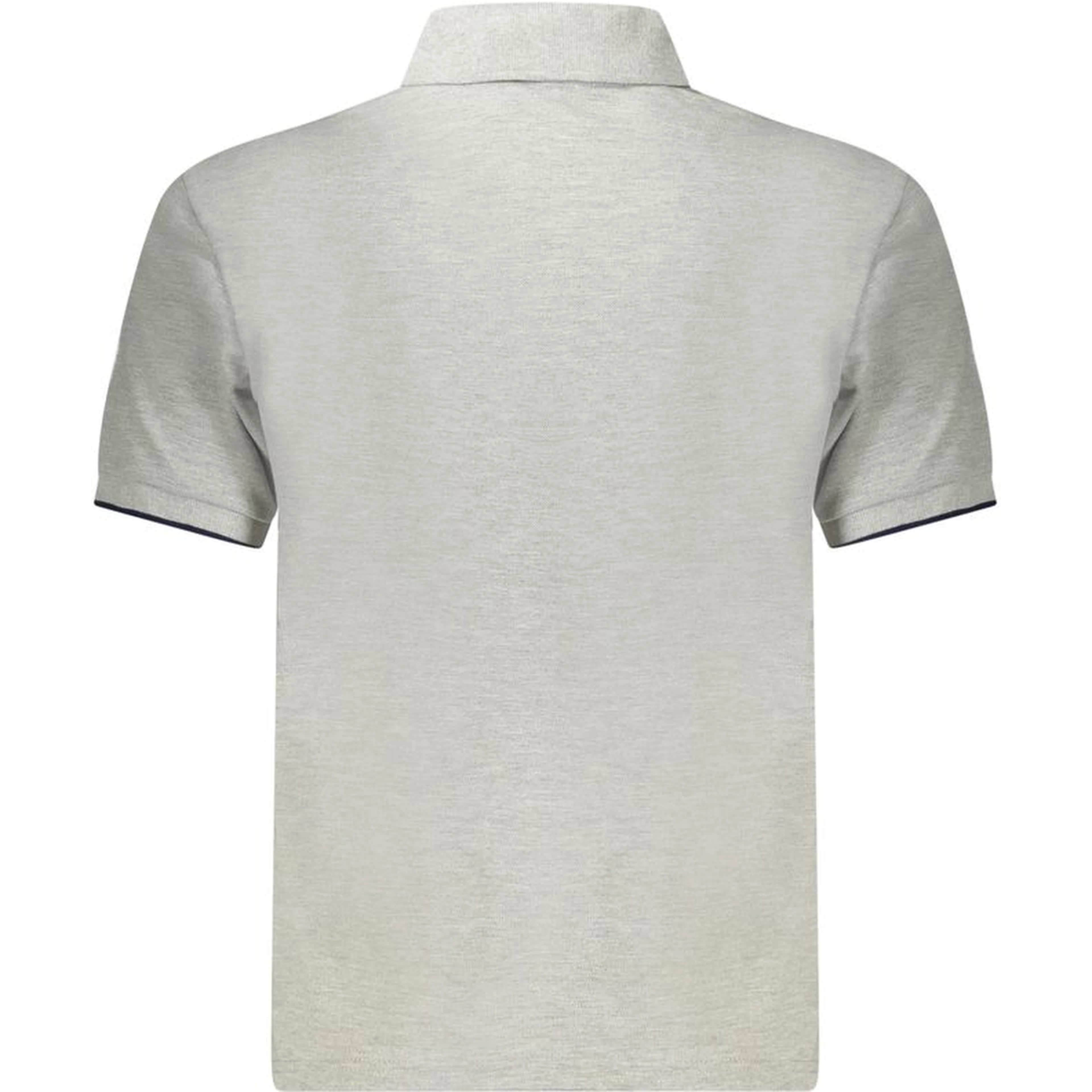 Gray Cotton Polo Shirt