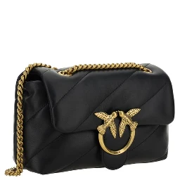 Black Calf Leather Bos Taurus Shoulder Bag