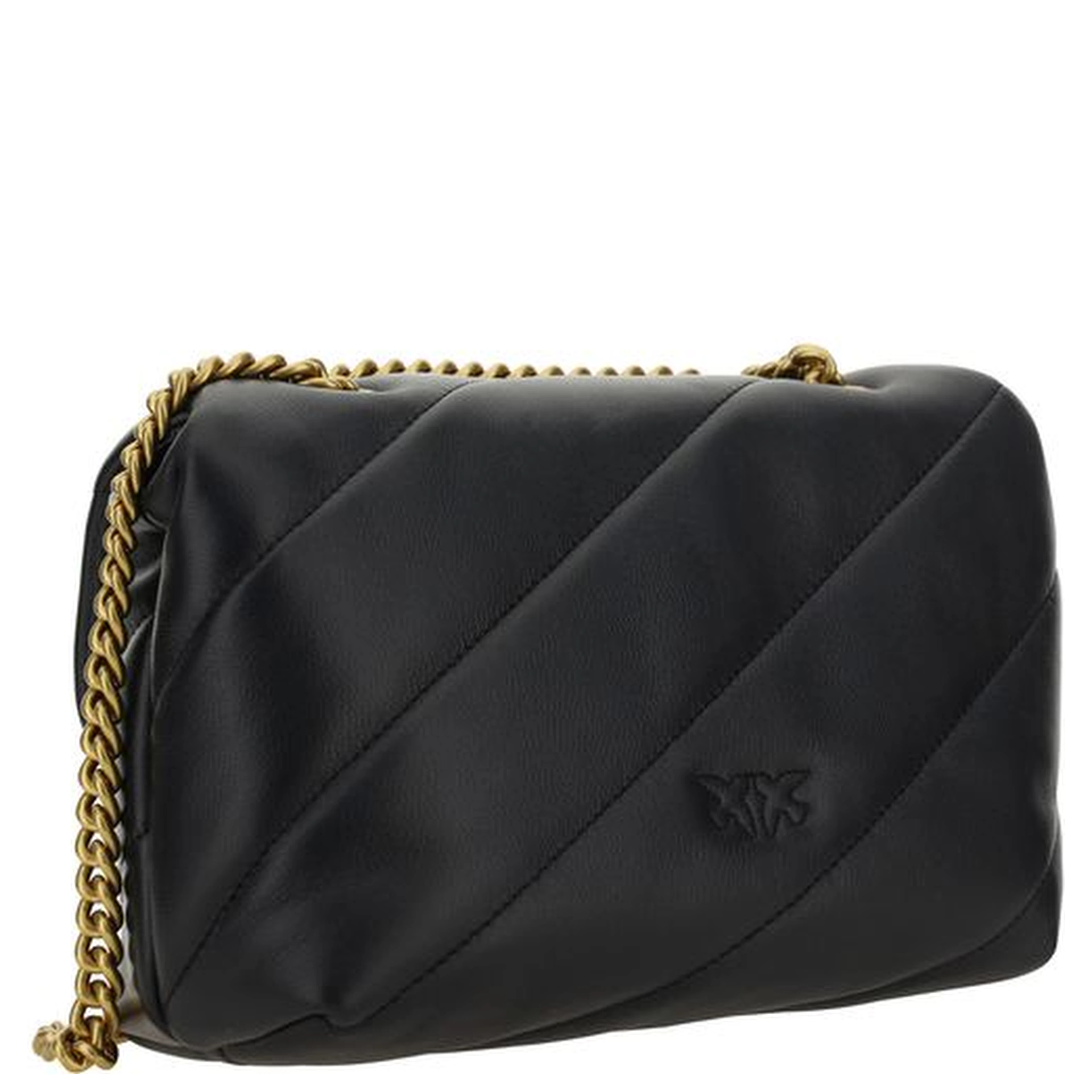 Black Calf Leather Bos Taurus Shoulder Bag
