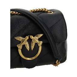 Black Calf Leather Bos Taurus Shoulder Bag