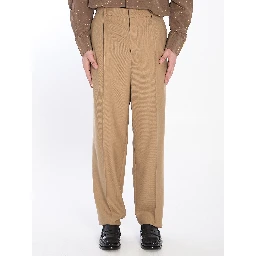Carrot-fit trousers