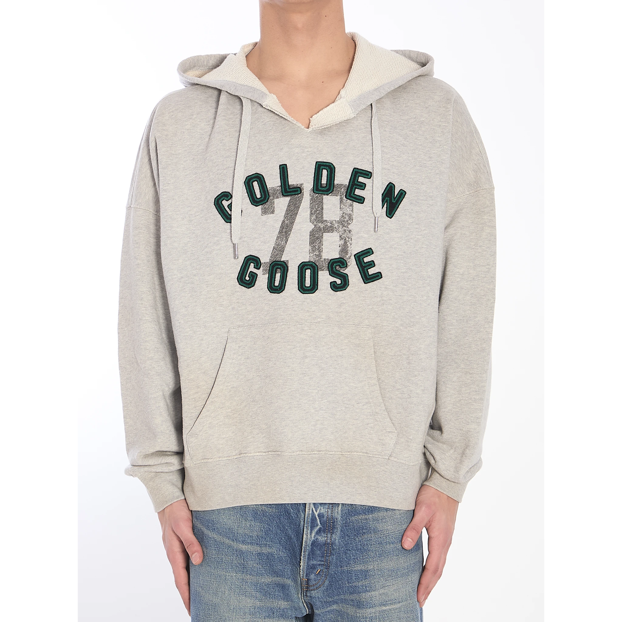 Liived-in effect hoodie