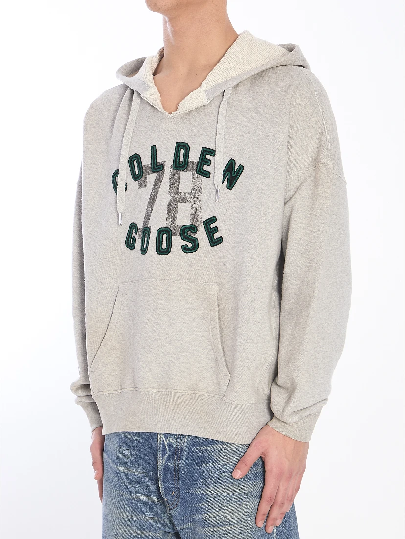 Liived-in effect hoodie