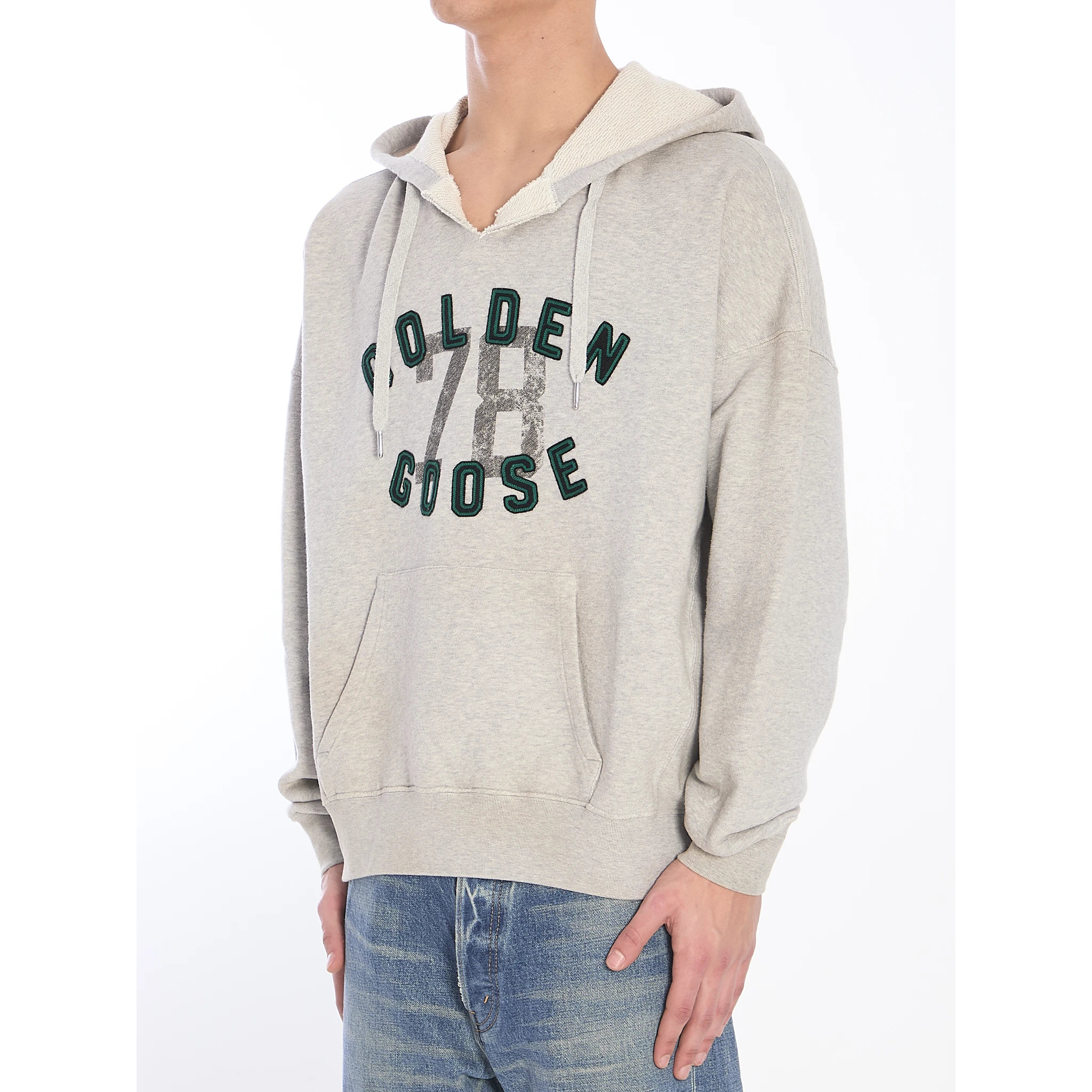 Liived-in effect hoodie