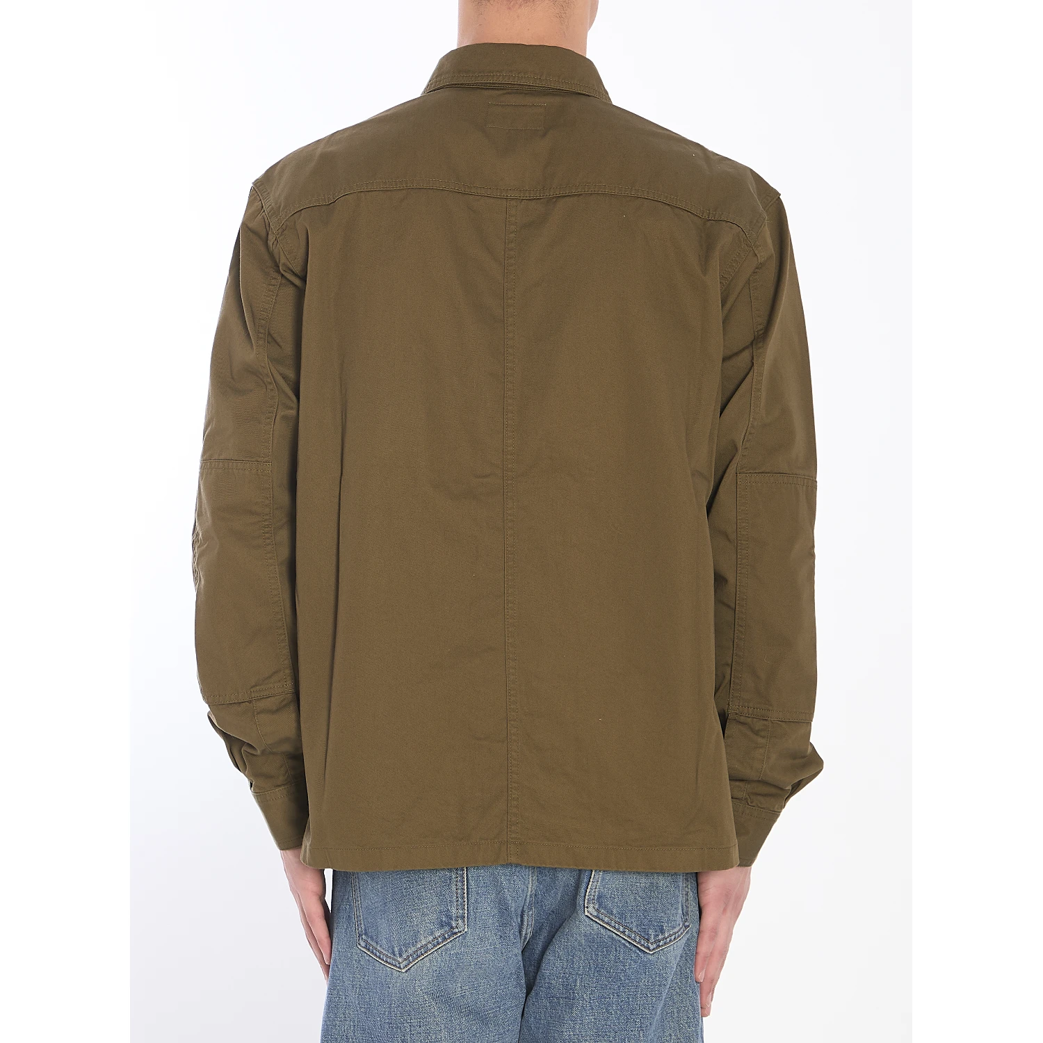 Cotton twill overshirt