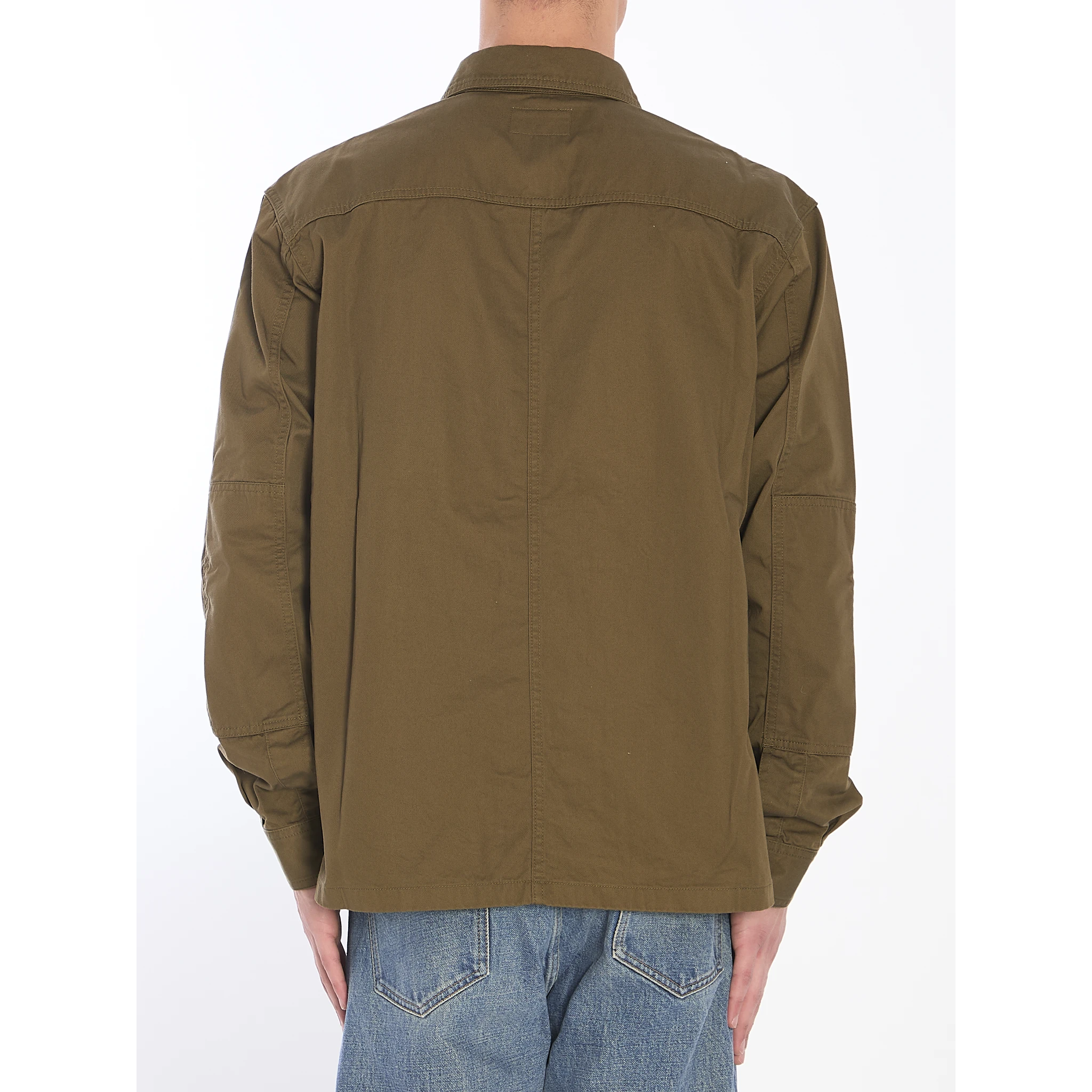 Cotton twill overshirt