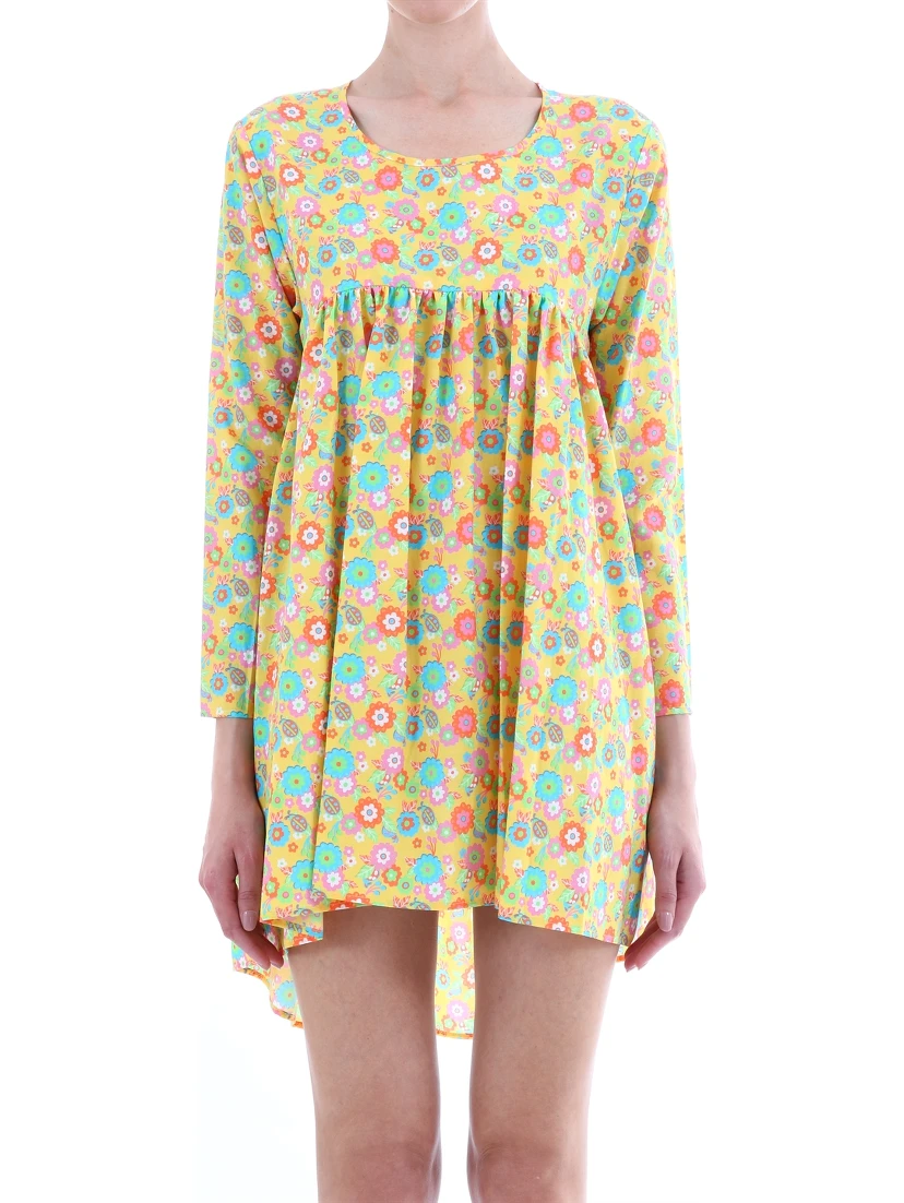 Yellow floral dress