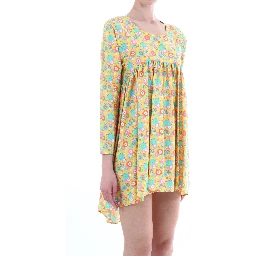 Yellow floral dress