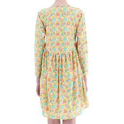 Yellow floral dress