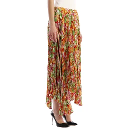 Floral Plissè Skirt