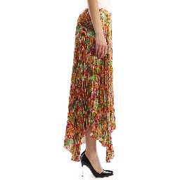 Floral Plissè Skirt