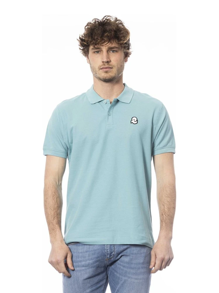 Light Blue Cotton Polo Shirt