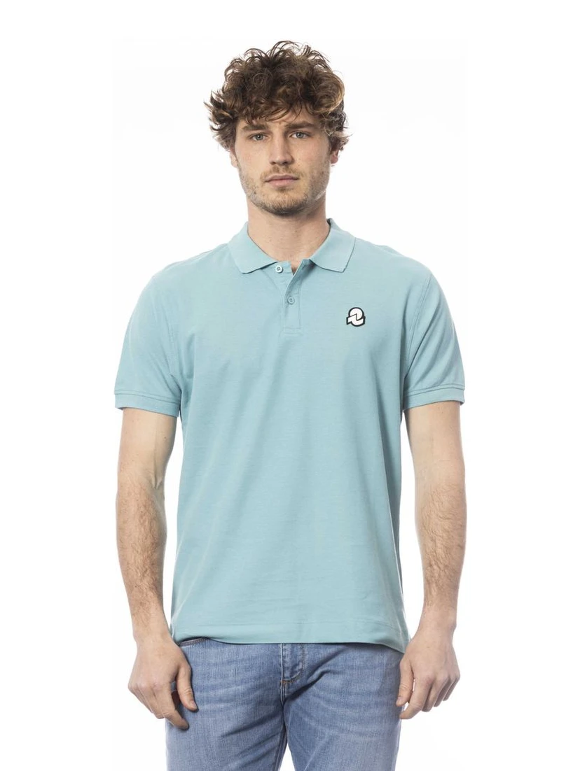 Light Blue Cotton Polo Shirt