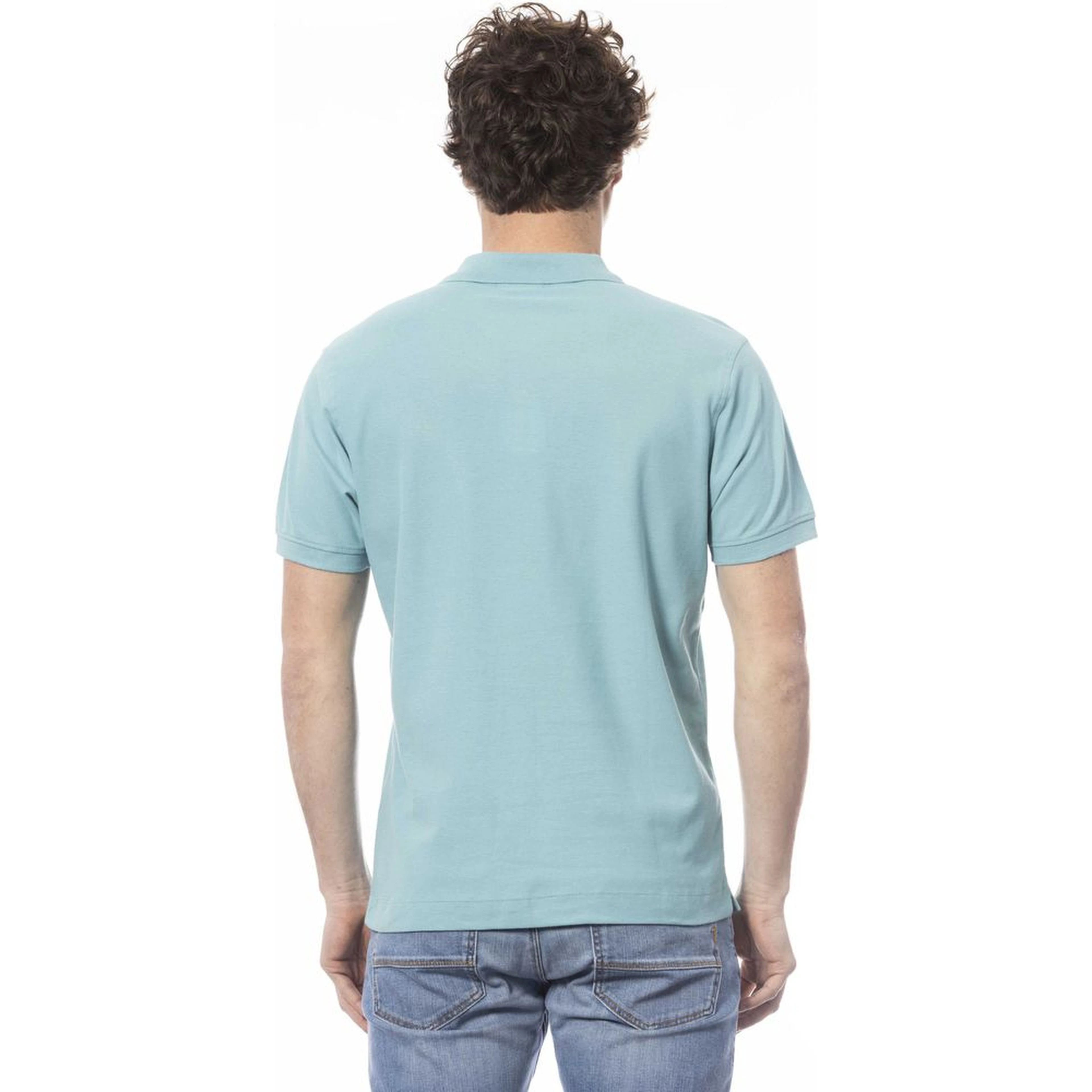 Light Blue Cotton Polo Shirt