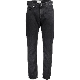 Black Cotton Jeans Denim