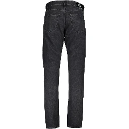 Black Cotton Jeans Denim