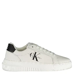 White Polyester Sneaker