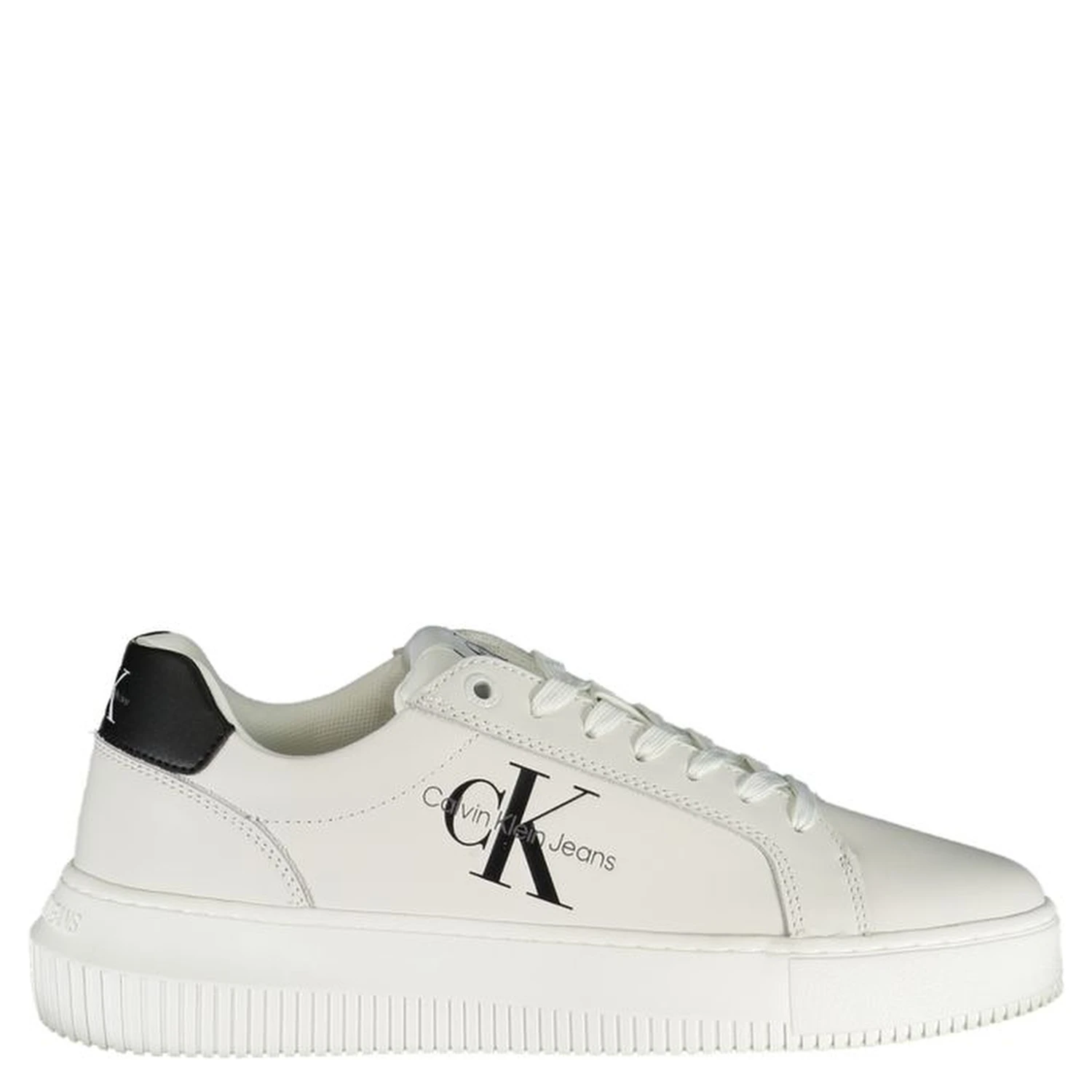 White Polyester Sneaker