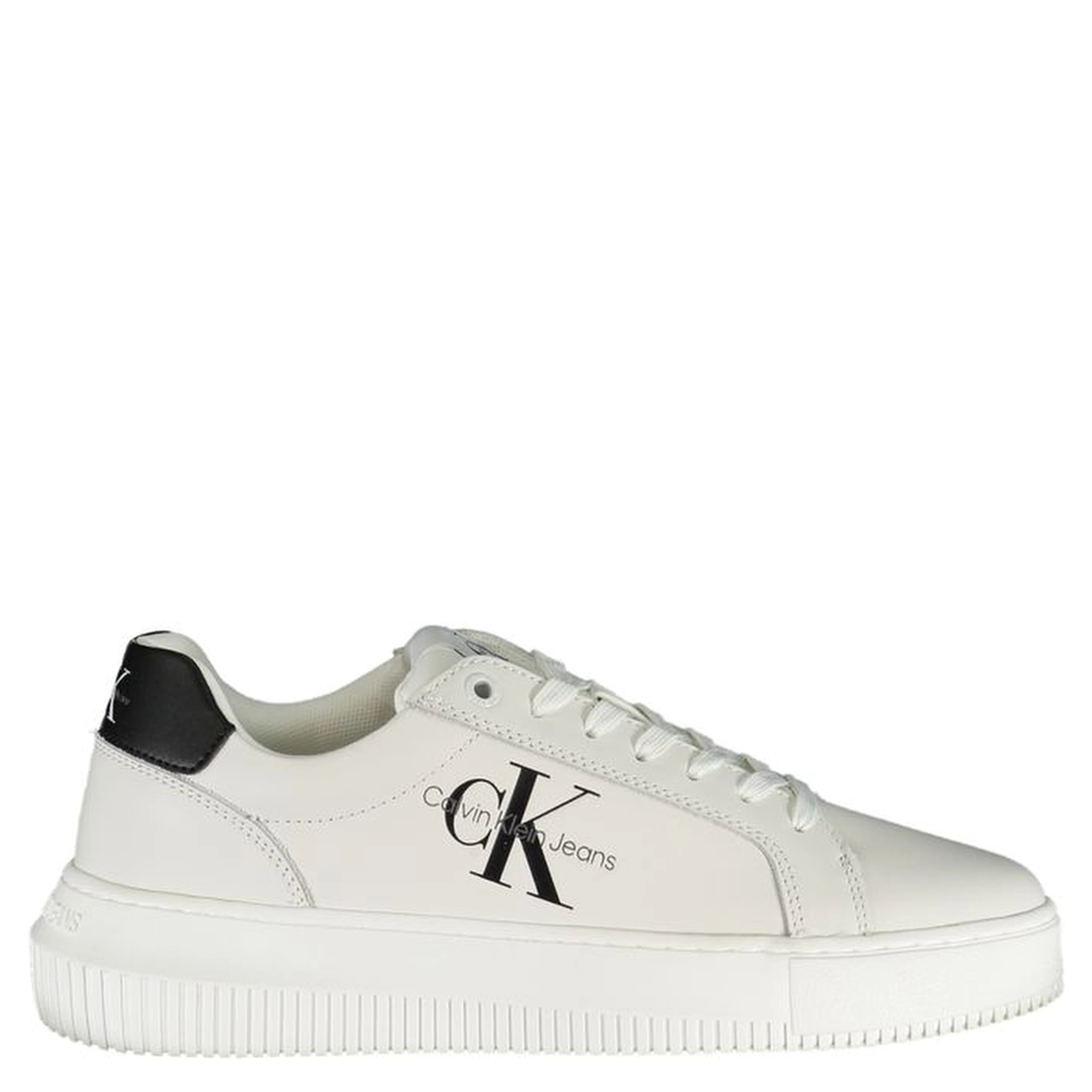 White Polyester Sneaker