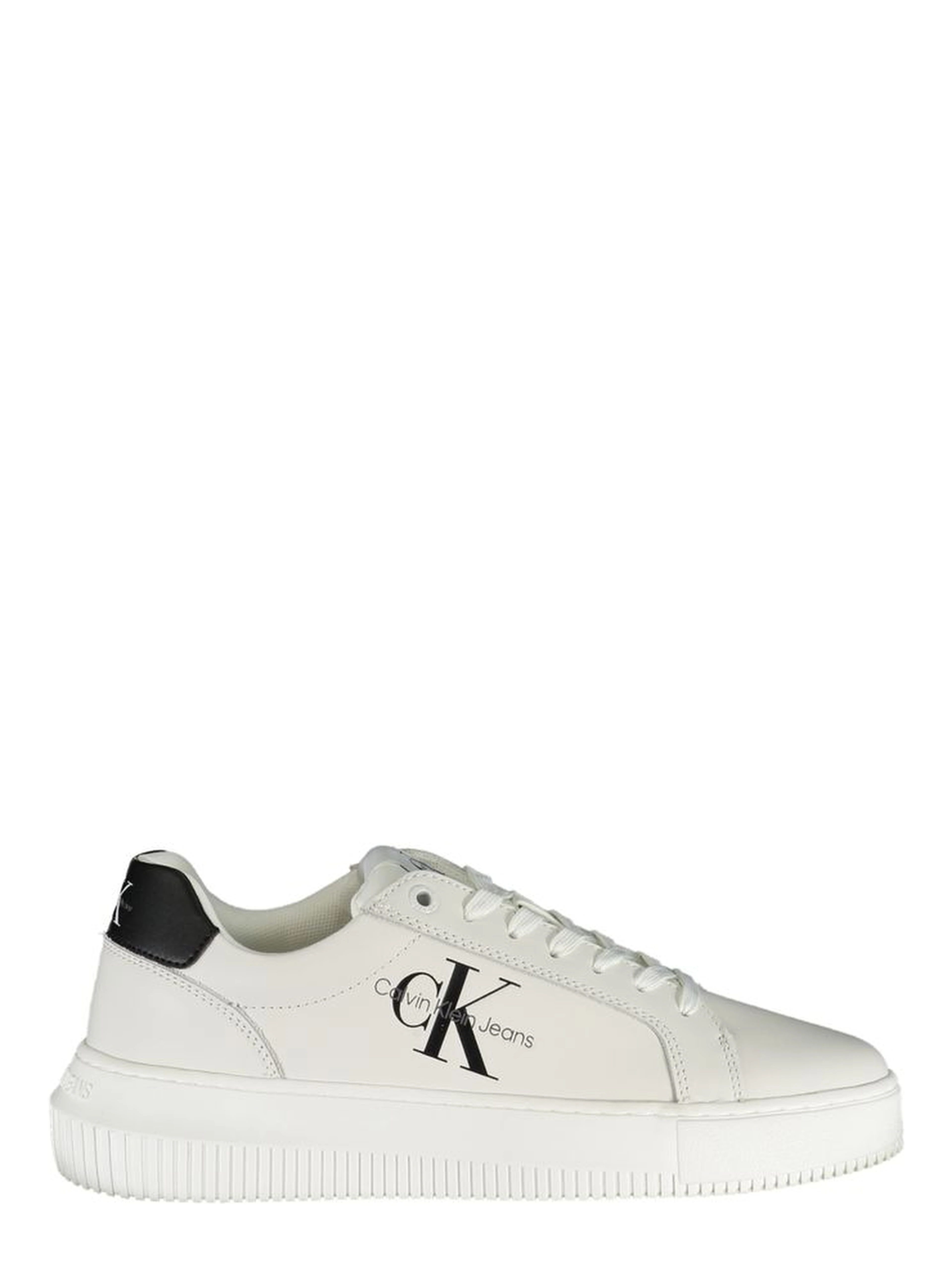 White Polyester Sneaker
