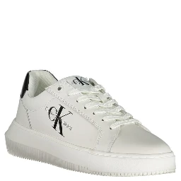 White Polyester Sneaker