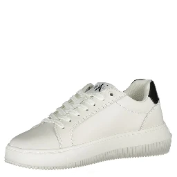 White Polyester Sneaker