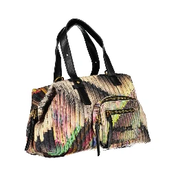 Black Polyester Handbag