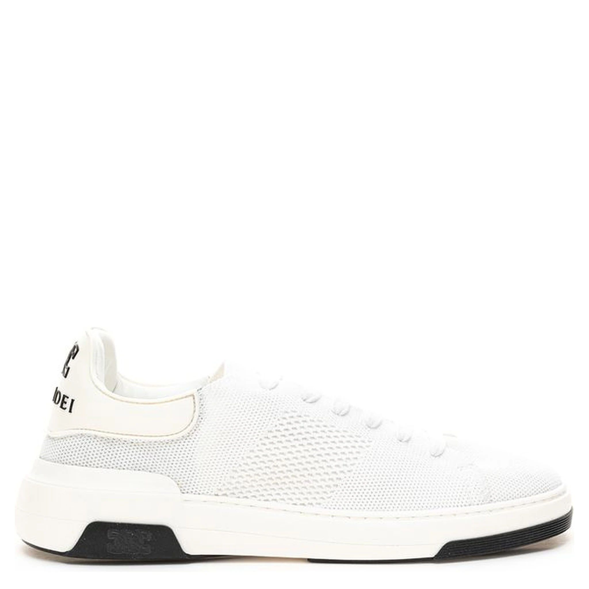 White Leather Athletic Sneakers