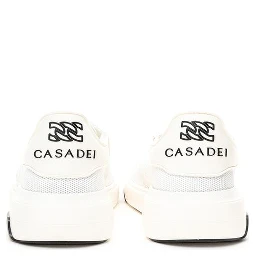 White Leather Athletic Sneakers