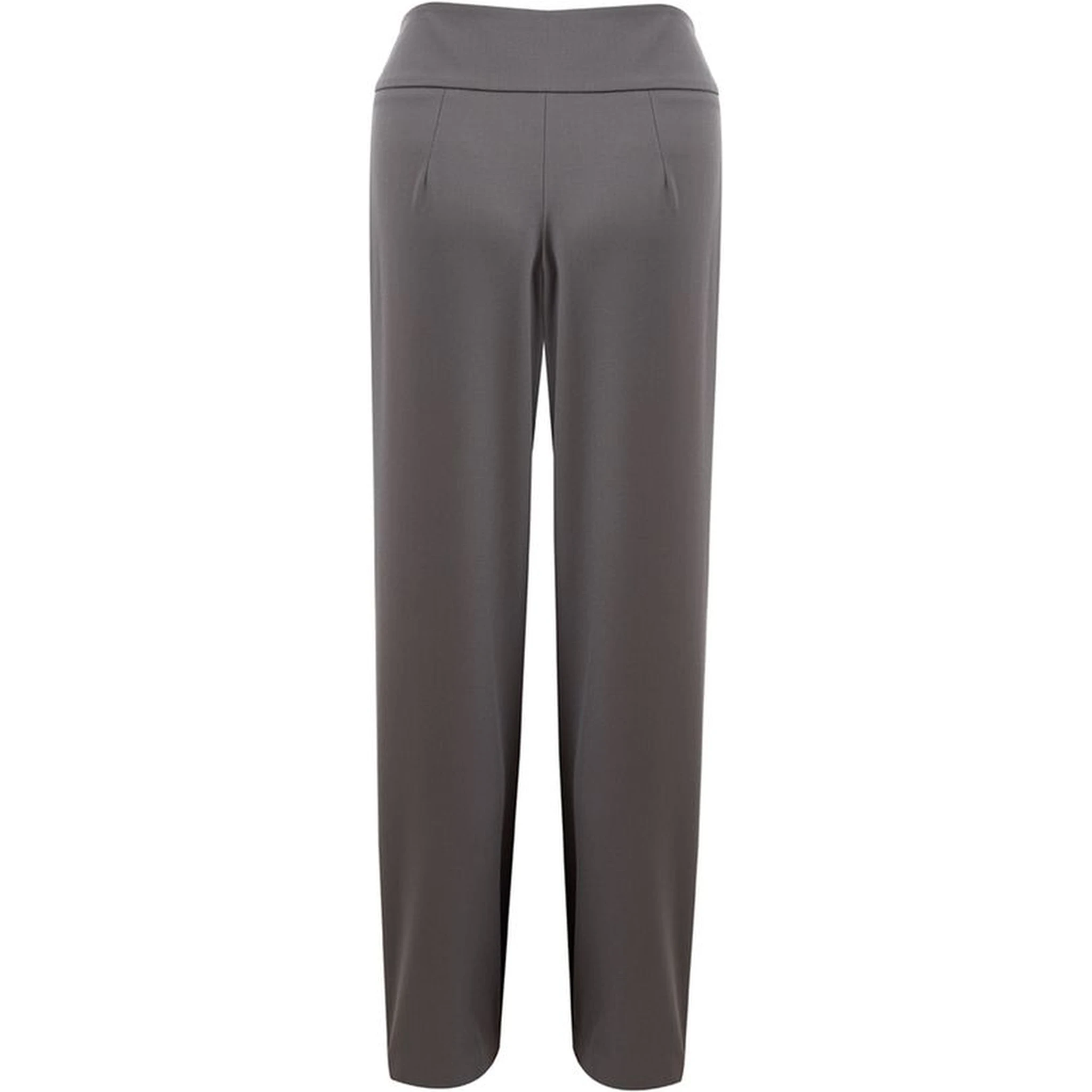 Gray Wool Casual Pants