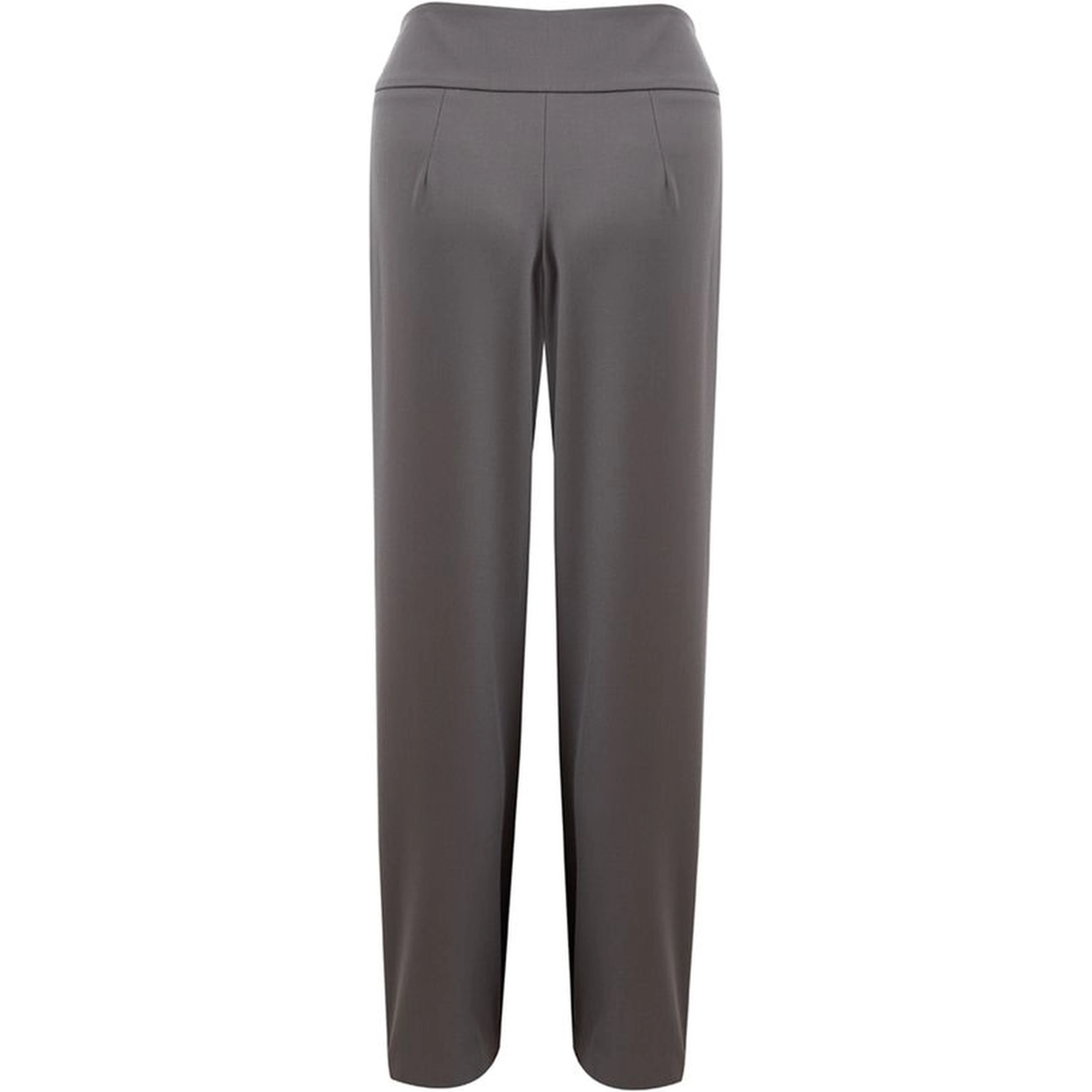 Gray Wool Casual Pants