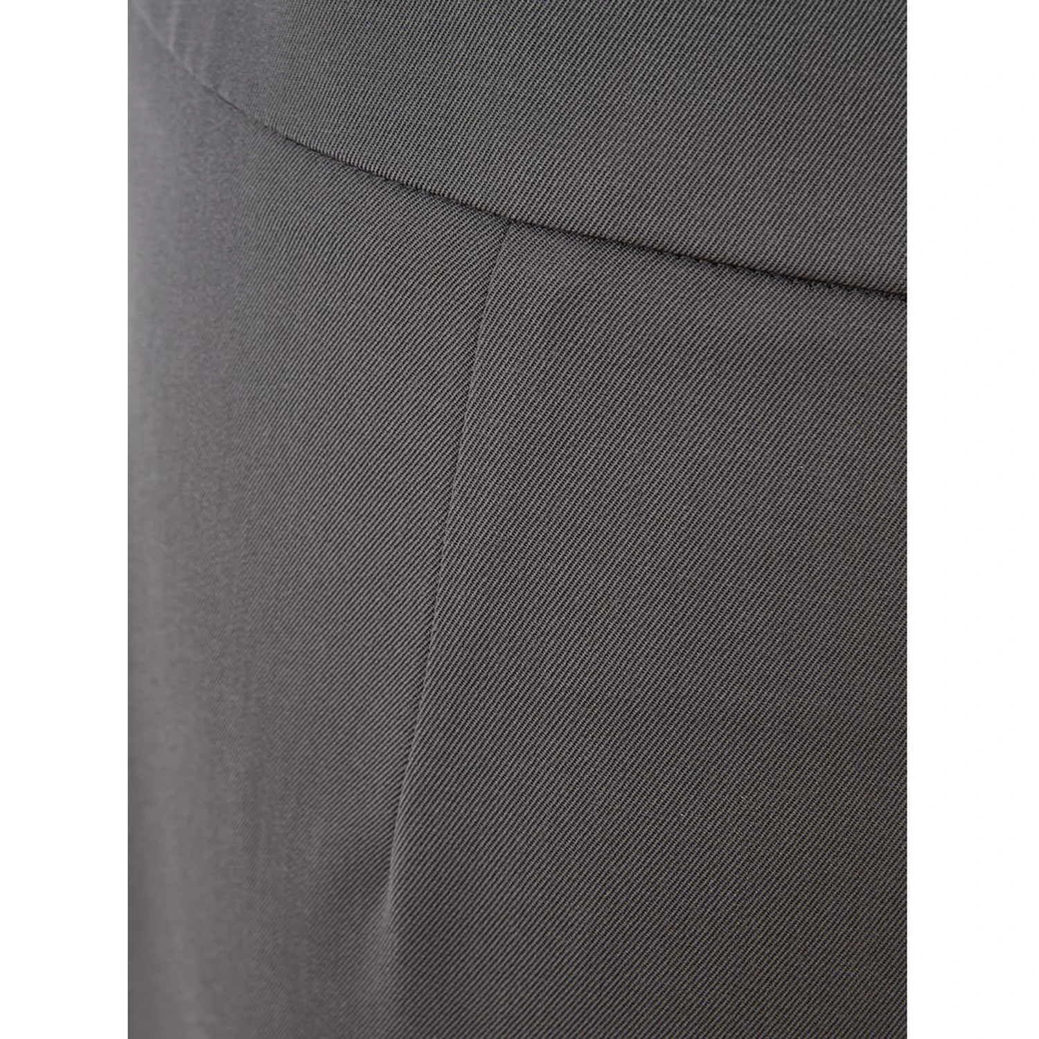 Gray Wool Casual Pants