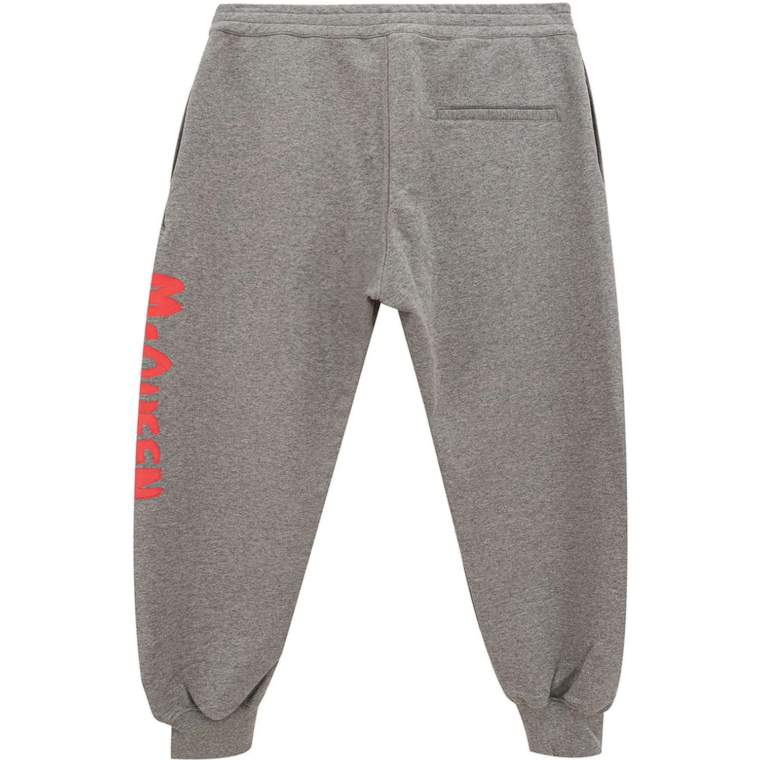 Gray Cotton Athletic Pants